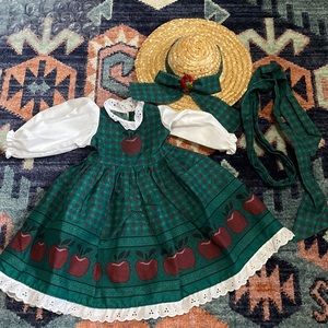 Dress and Accessories for 18 inch doll